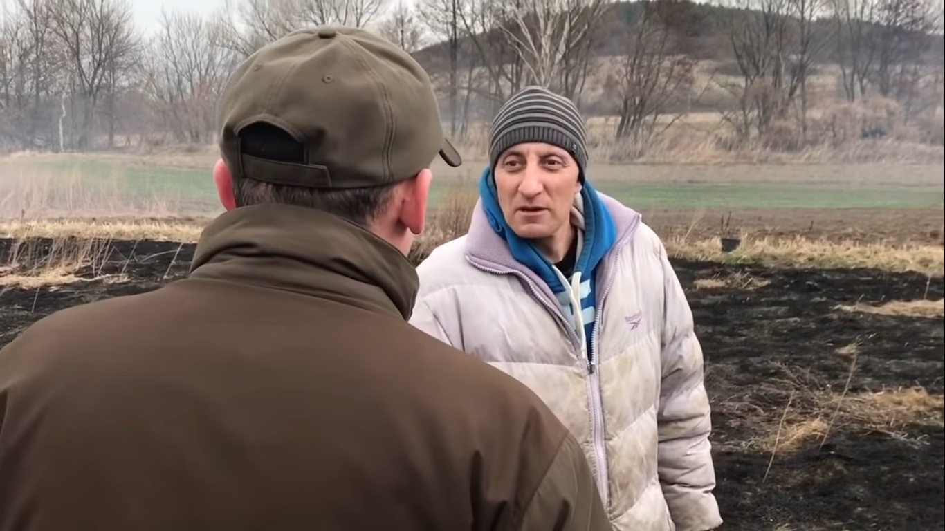 На Львівщині під час рейду спіймали двох паліїв сухої трави (відео)
