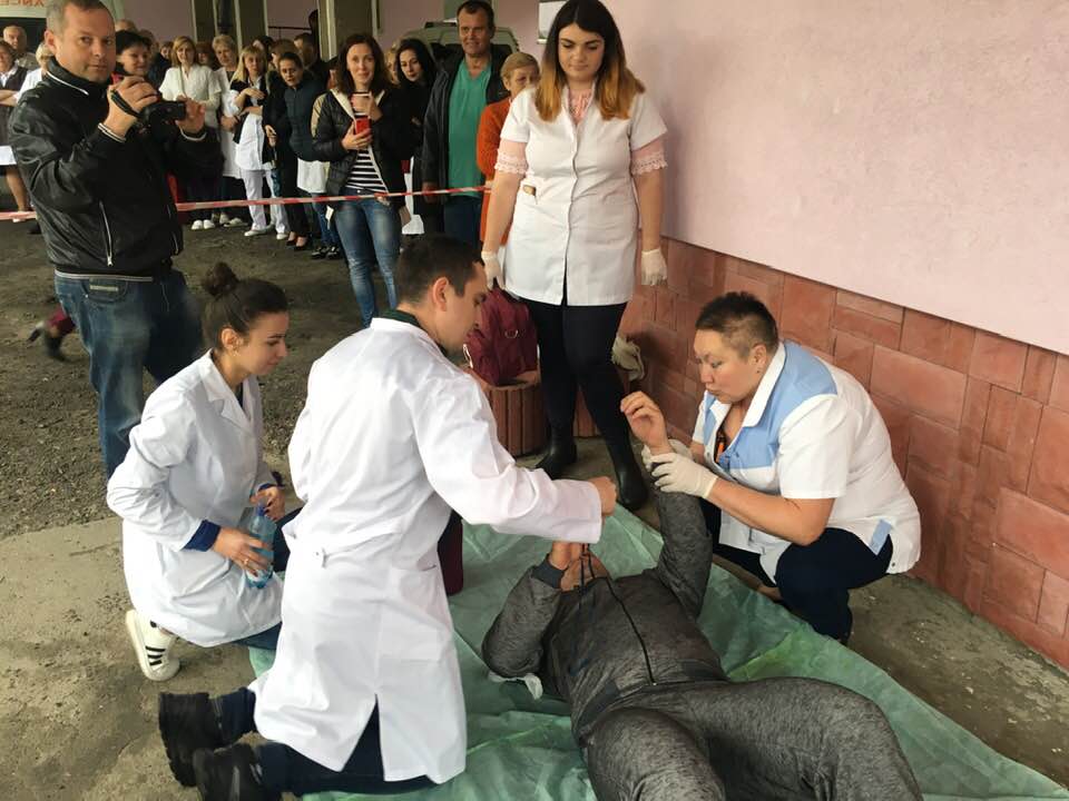 Звуки пожежних сирен та евакуація потерпілих! У Трускавці провели заходи з цивільного захисту населення