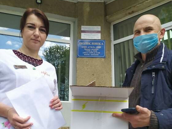 Громадська організація «Рада міста» передала 100 респіраторів  стебницькій лікарні