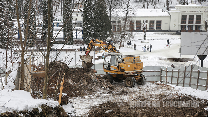 «Квітка Полонини» розпочала будівництво у курортному парку Трускавця